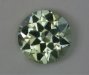 A smaller round lightly dipped in yellowish green color.  #1012