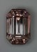Large highly transparent dichroic pink emerald cut.1014