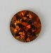 Golden orange fireball in the eye clean world of rounds.  #1031