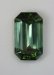 Slightly dichroic medium pastel green emerald cut.  #1041