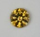 A small round with vivid yellow, glazed in gold.  #1042