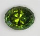 Yellow green oval with stepped crown.  #1055
