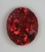 Included oval with a great vivid red orange color.  #1089