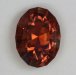 Included "burnt" orange oval with moderate flash.  #1090