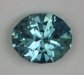 Icy blue oval with just a touch of warmth.  #1095