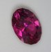 Included hot pink oval