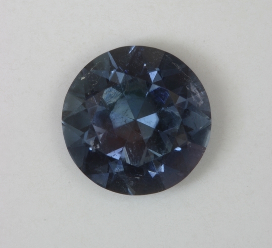 Gray round with flashes of blue, Mozambique