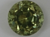 Deeply cut and bearly greenish, this yellow round is beautiful. #117