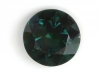 Darker toned, dull, blue green with moderate flash, round. #122