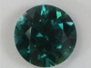In its medium dark tone range this blue to blue green round is a GEM. #132
