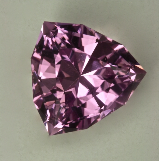 A beautiful pure lavender shield cut  #196