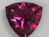 A very nice medium toned bright pink trilliant.  #157