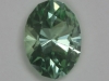 Small bright sea foam oval from Afghanistan.  #162