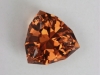 Outstanding GEM of a saturated orange shield cut.  #189