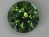 Bright, eye clean, medium toned green round.  #191