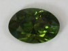 One of two grass green/touch of brown ovals #203