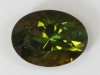 Rich dichroic yellow green/grass green oval #204