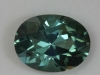 Mostly blue with green overtone oval. #205