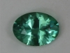 Clean blue green oval. #208
