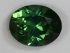 Fine crystal, medium green colored oval. #223