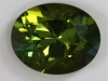 Spicy yellow green with touch of brown oval #224