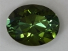 Sparkling yellow green oval. #234