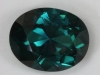 Larger richer blue oval with bits of green. #237