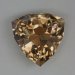A larger shield cut of bright flashing wheat color.  #263