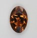 A brown, long ratio, oval that is cuprian.  #268