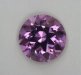 Excellent, medium light, slightly included, pastel lavander round.  #271