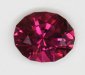 Darker raspberry pink oval with moderate flash.  #275