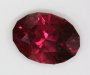Fine size, great red, slightly included oval.   #283