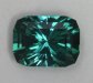 Rays of teal green in a Barion cushion cut. #309