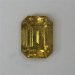 RichVibrant yellow, eye candy, emerald cut #316