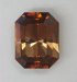 Golden brown hexagonal cut.  #325