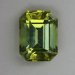 Emerald cut with vivid yellow ends and pastel greenish yellow sides. #333