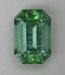 Mildly dichroic blue/green cuprian emerald cut.  #343