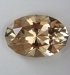 Slightly pinkest pastel brownish orange oval. #346