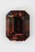 A darker bi color of bluish and redish in an emereald cut. #348