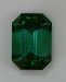 Smaller green with touch of blue emerald cut.  #362