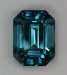A bright dichroic emerald cut, GEM, from Namibia  #397