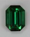 Excellent grass green emerald cut with steep ends  #399