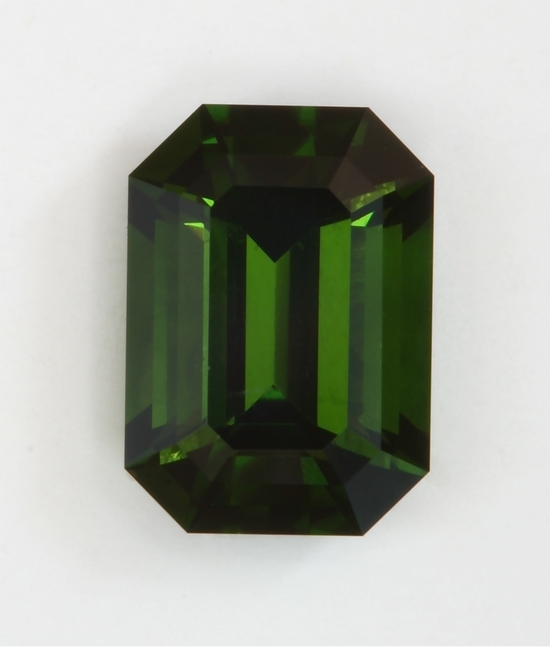 Dark flash driven green emerald cut, usambala. 20 #4