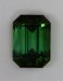 Small snappy green emerald cut with semi closed   #402.