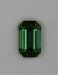 Small open ended well saturated green emerald cut.  #409