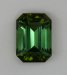 Dichroic yellowish green ends and a green middle, emerald cut. Afghanistan  #434