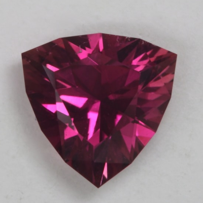 trilliant clean medium pink tourmaline gem