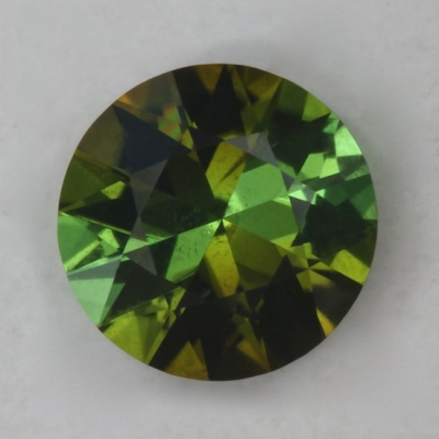 brilliant clean yellow green tourmaline gem