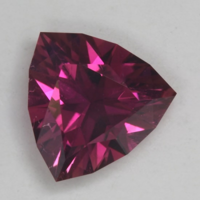 shield cut red pink clean tourmaline gem
