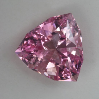 shield cut flawed pink tourmaline gem